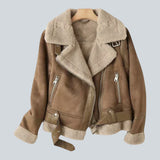 Aurora - Casaco Aviador de Camurça