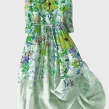 Vestido de Jardim em Aquarela