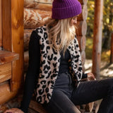 Maja | Colete de padrão leopardo