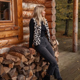 Maja | Colete de padrão leopardo