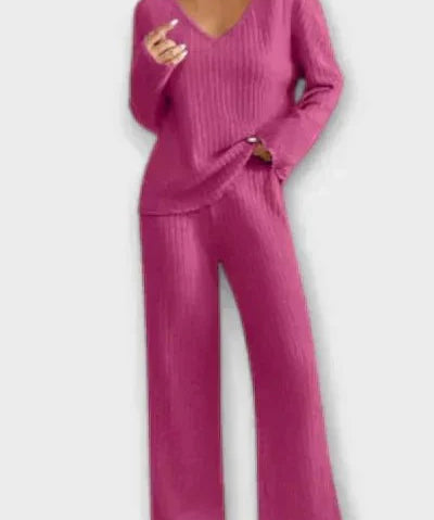 Malou | Conjunto em Malha Canelada