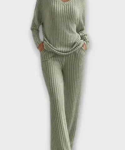 Malou | Conjunto em Malha Canelada