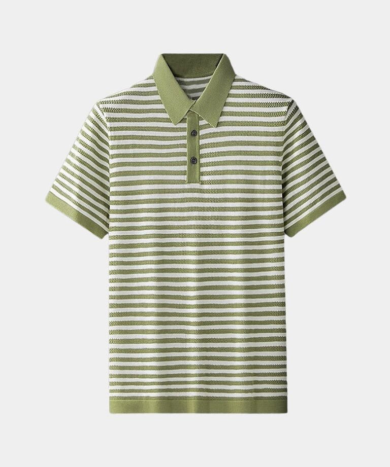 Malthe™ | Polo Clássica Listrada