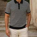 Malthe™ | Polo Clássica Listrada