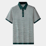 Malthe™ | Polo Clássica Listrada