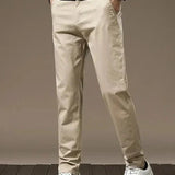 Malthe™ | Calças Básicas Retas