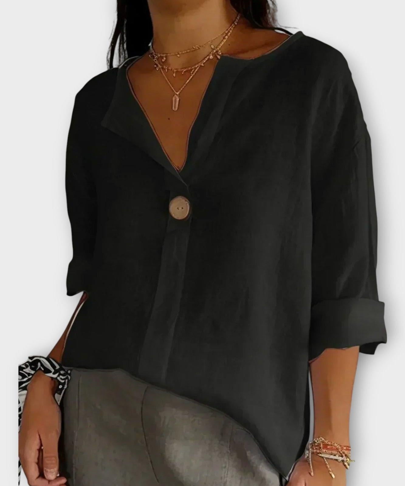 Marie | Camisa de gola em V