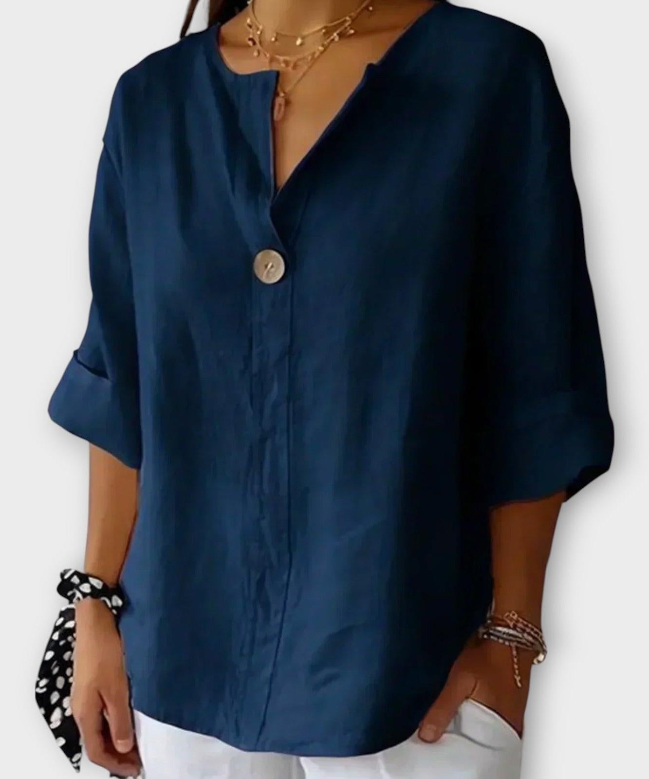 Marie | Camisa de gola em V