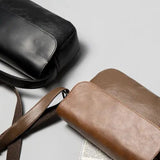 Martin™ | Mala de Ombro em Couro de Milão