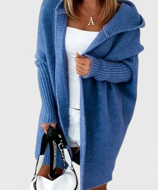 Mette | Cardigan com capuz de luxo