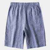 Mikkel™ | Calções de Linho Cinza Mariner