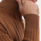 Mikkel™ | Sweater de Algodão com Meia-Zip