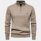 Mikkel™ | Sweater de Algodão com Meia-Zip