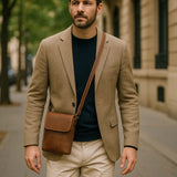 Mikkel™ | Mini Bolsa de Ombro em Couro