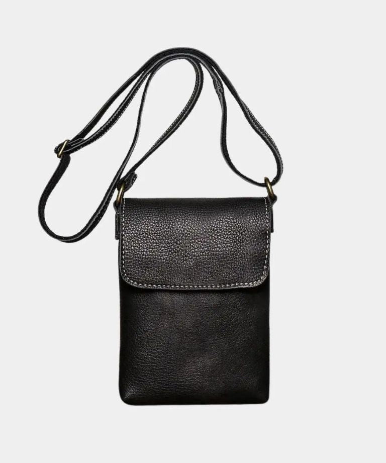 Mikkel™ | Mini Bolsa de Ombro em Couro