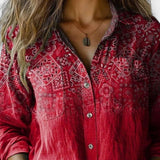 Mille | Blusa vintage com padrão