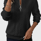 Nela™ | Sweatshirt com fecho para mulheres