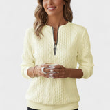 Nela™ | Sweatshirt com fecho para mulheres