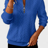 Nela™ | Sweatshirt com fecho para mulheres