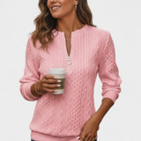 Nela™ | Sweatshirt com fecho para mulheres