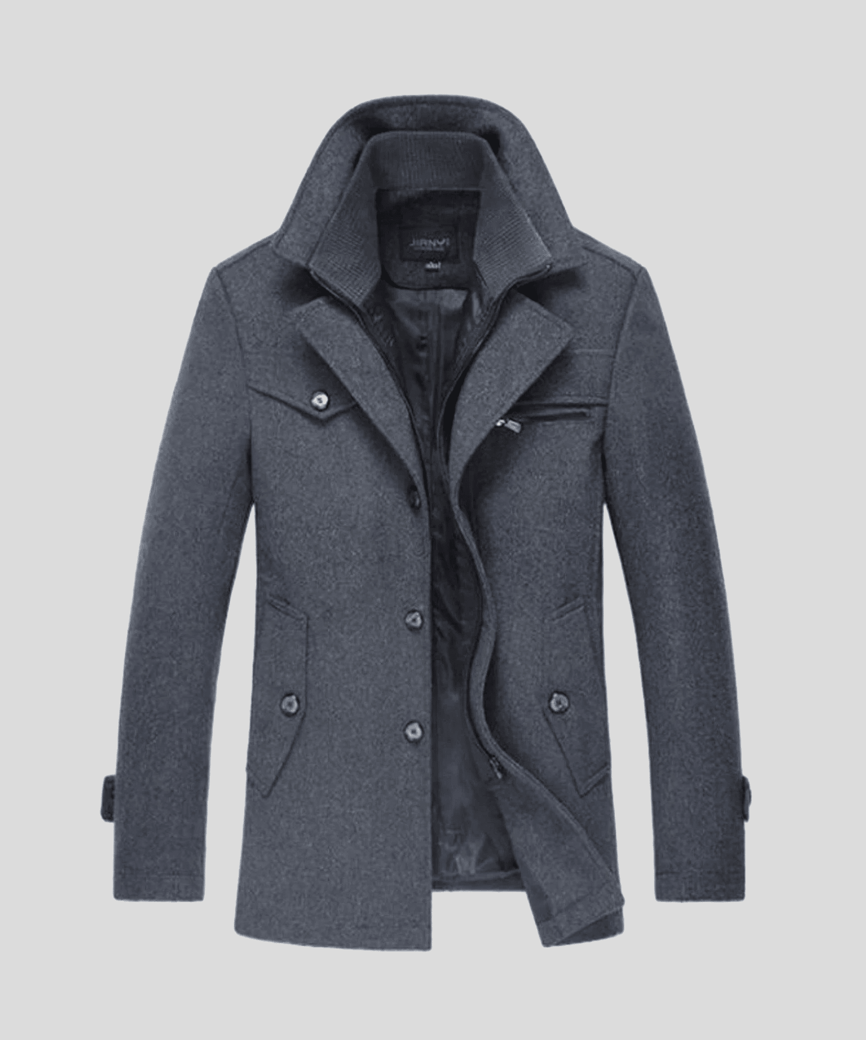 Nikolaj™ | Peacoat clássico de lã