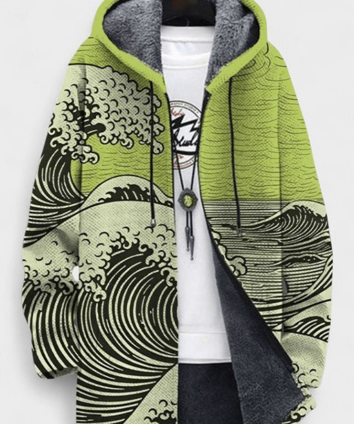 Nikola™ | Cardigan de luxo artístico