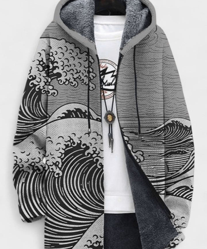 Nikola™ | Cardigan de luxo artístico