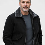 Norbert™ | Bomberjacke com gola de fleece sintético