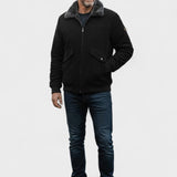 Norbert™ | Bomberjacke com gola de fleece sintético