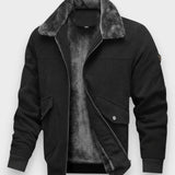 Norbert™ | Bomberjacke com gola de fleece sintético