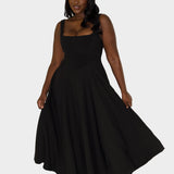 Vestido Midi Atemporal e Arejado com Linha Elegante e Movimento Natural