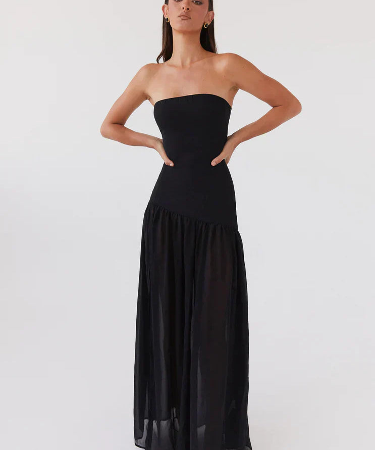 Endina | Vestido Maxi Sem Alças