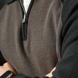 Peter™ | Sweatshirt com Zíper e Mangas Raglan