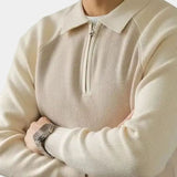 Peter™ | Sweatshirt com Zíper e Mangas Raglan