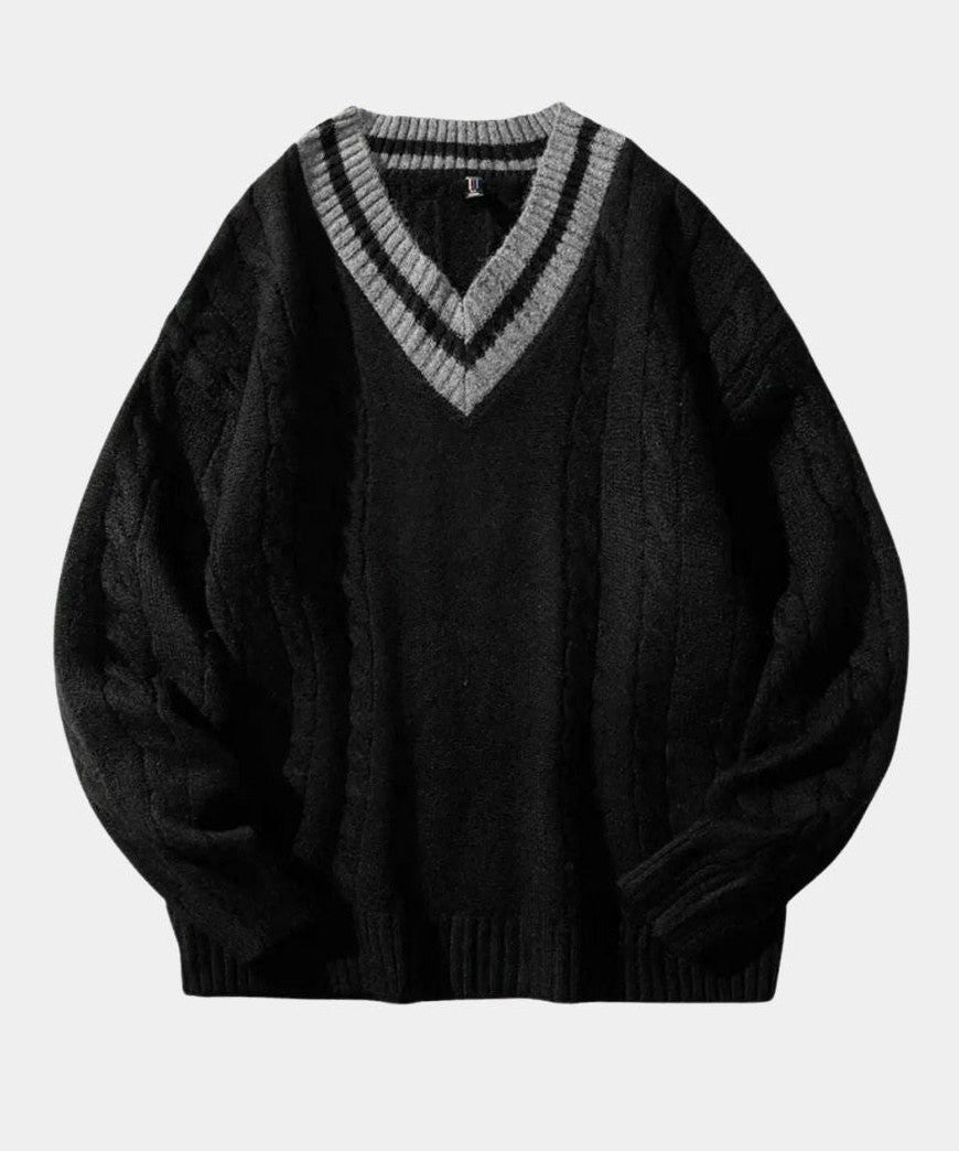 Poul™ | Malha com Decote em V