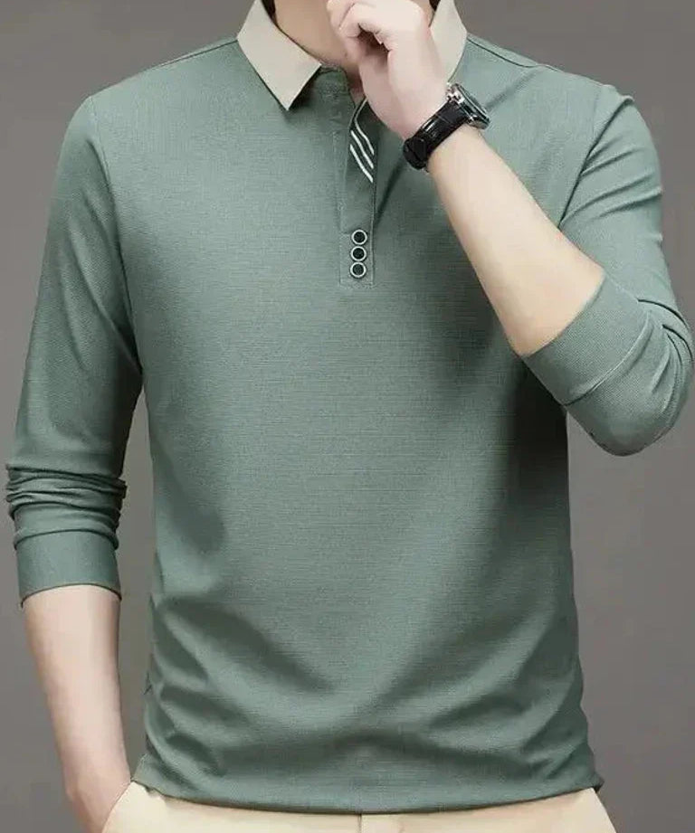 René™ | Polo Elegante de Manga Longa