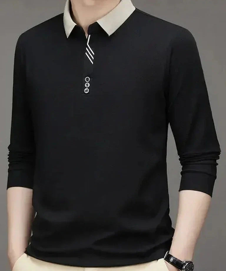 René™ | Polo Elegante de Manga Longa