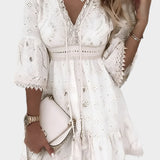 Vestido Curto Boho de Verão