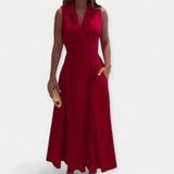 Vestido Midi com Gola