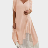 Vestido Maxi Clássico em Cor Sólida