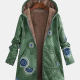 Sage | Casaco Sherpa com Padrão Tribal