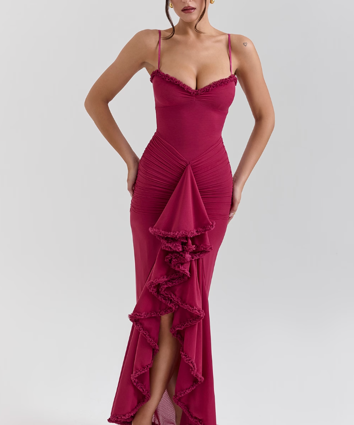 Elma | Vestido com Babados