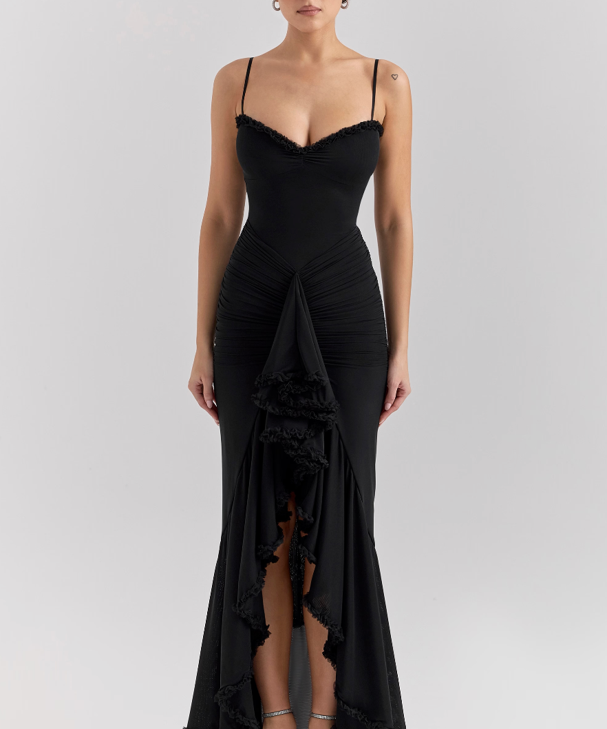 Elma | Vestido com Babados