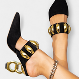 Signe | Sandálias com Detalhes Metálicos