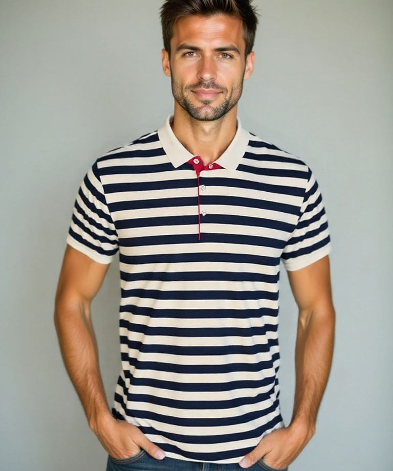 Sten™ | Polo de Verão Listrado