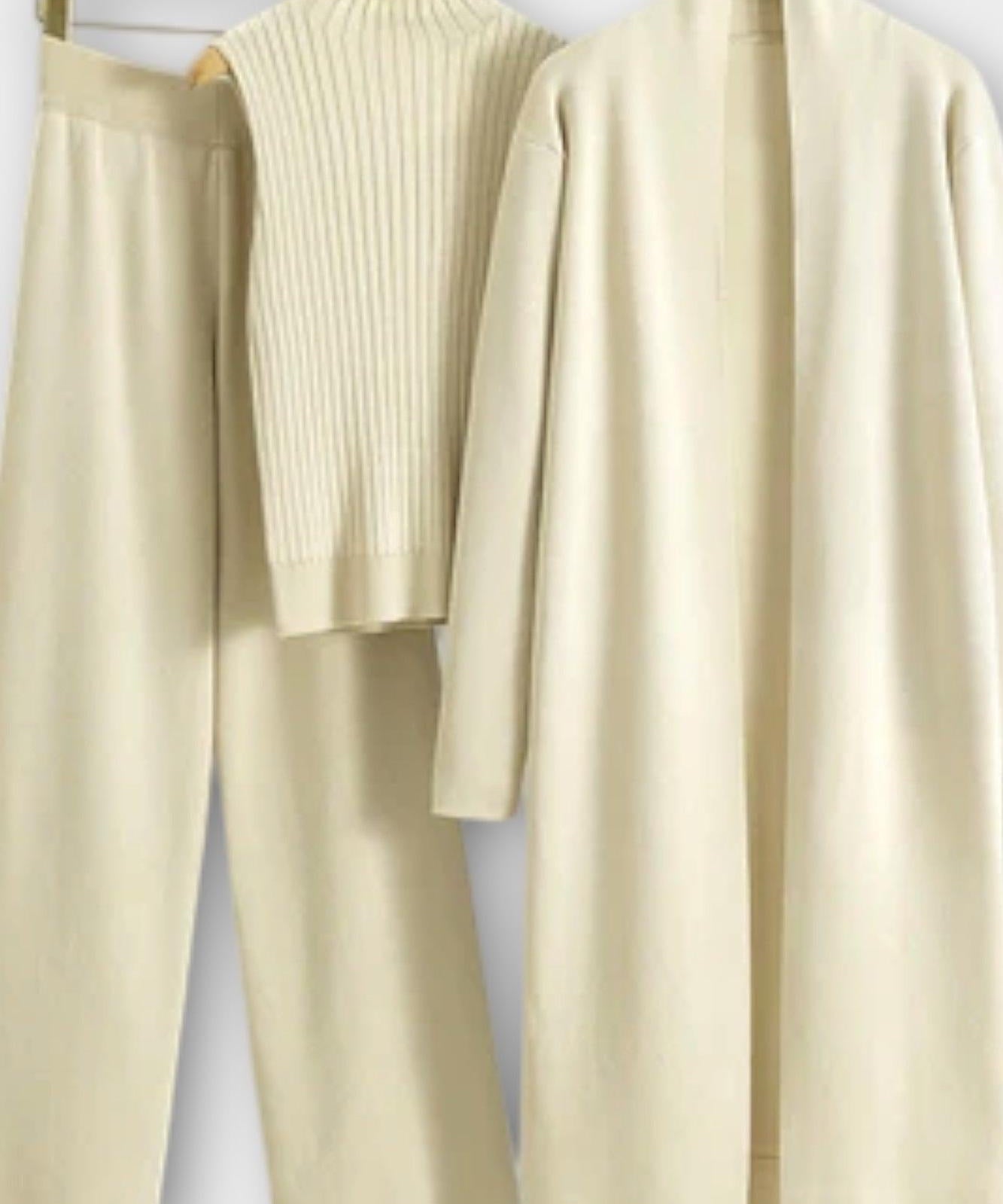 Stine | Conjunto de Malha Canelada