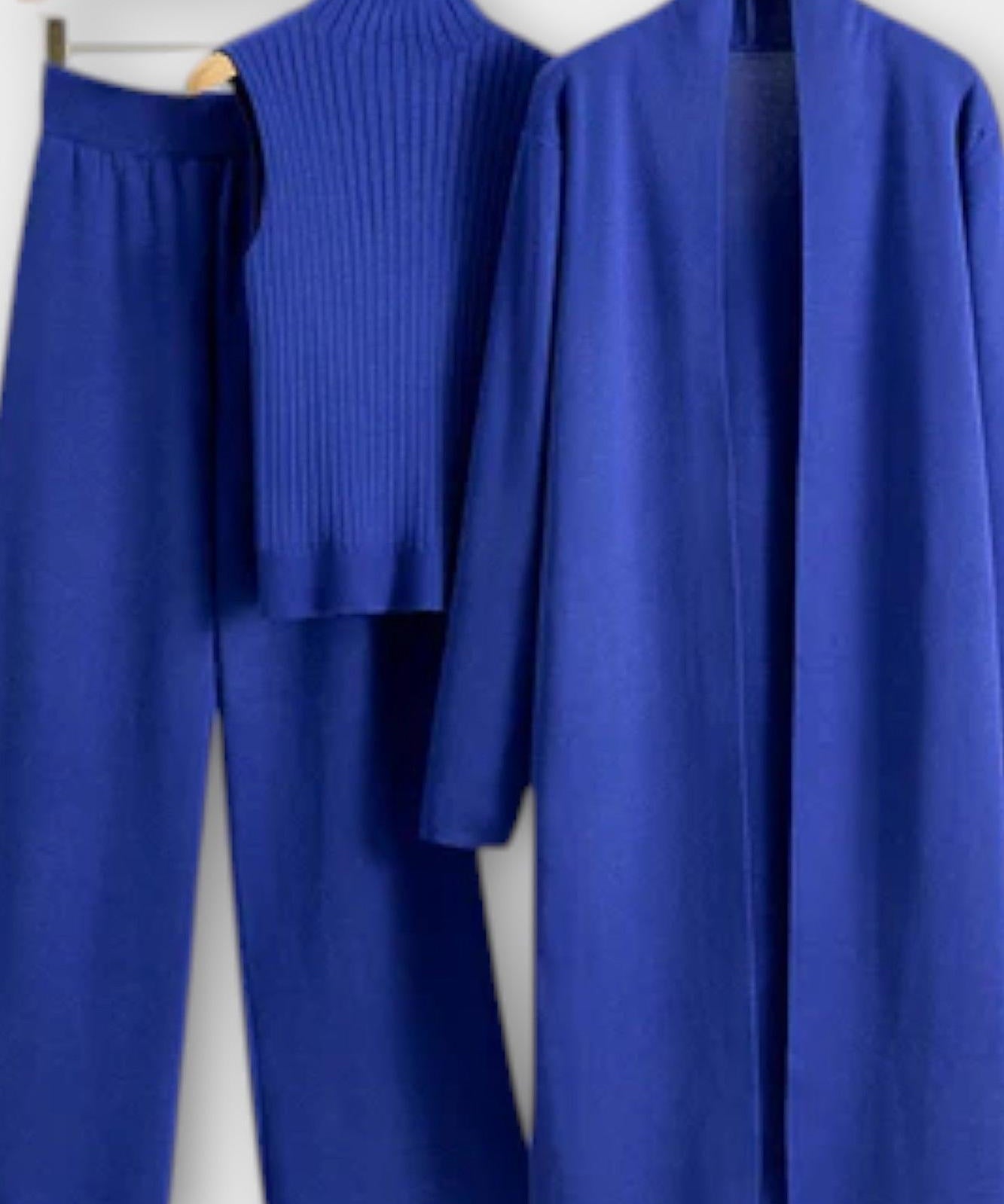 Stine | Conjunto de Malha Canelada