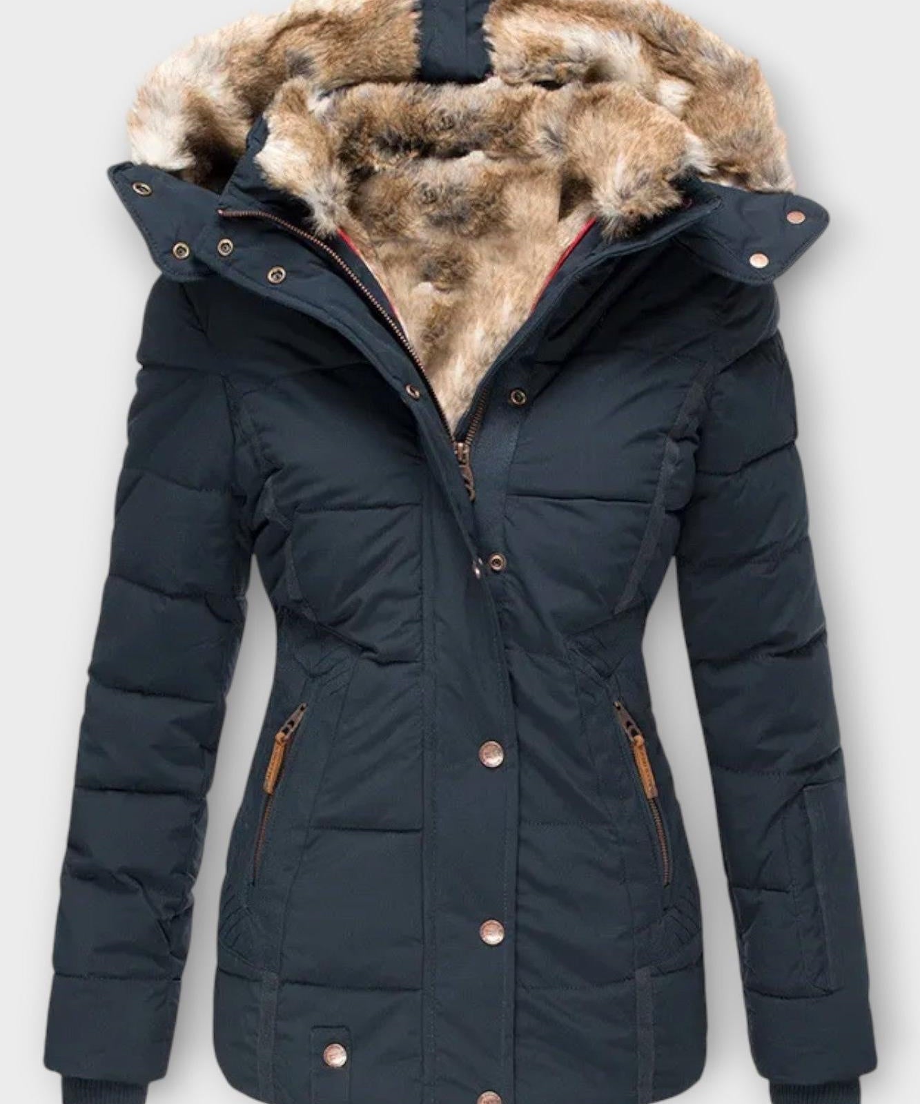 Thilde™ | Casaco com forro de pelagem suave