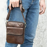 Tobias™ | Bolsa Crossover em Couro