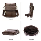 Tobias™ | Bolsa Crossover em Couro